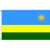 Rwanda National Flag - Budget 5 x 3 feet Flags - United Flags And Flagstaffs