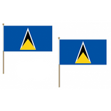 St Lucia National Hand Waving Flag Flags - United Flags And Flagstaffs