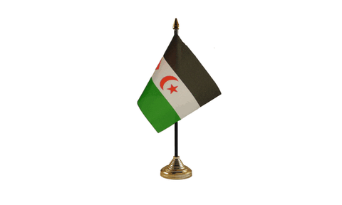 Sahrawi Table Flag Flags - United Flags And Flagstaffs