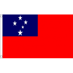 Samoa National Flag - Budget 5 x 3 feet Flags - United Flags And Flagstaffs