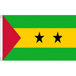 Sao Tome et Principe National Flag - Budget 5 x 3 feet Flags - United Flags And Flagstaffs