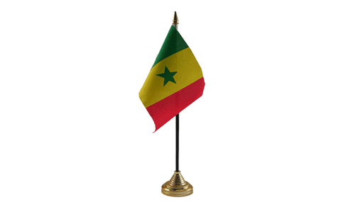 Senegal Table Flag Flags - United Flags And Flagstaffs