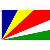 Seychelles National Flag - Budget 5 x 3 feet Flags - United Flags And Flagstaffs