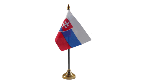 Slovakia Table Flag Flags - United Flags And Flagstaffs