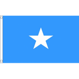 Somalia National Flag - Budget 5 x 3 feet Flags - United Flags And Flagstaffs