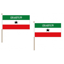 Somaliland Fabric National Hand Waving Flag Flags - United Flags And Flagstaffs
