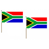 South Africa Fabric National Hand Waving Flag Flags - United Flags And Flagstaffs