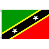 St Kitts and Nevis National Flag - Budget 5 x 3 feet Flags - United Flags And Flagstaffs