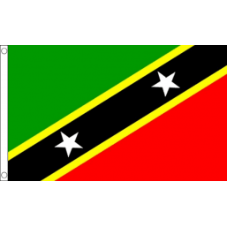 St Kitts and Nevis National Flag - Budget 5 x 3 feet Flags - United Flags And Flagstaffs