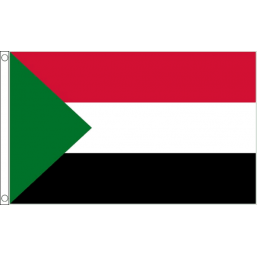 Sudan National Flag - Budget 5 x 3 feet Flags - United Flags And Flagstaffs