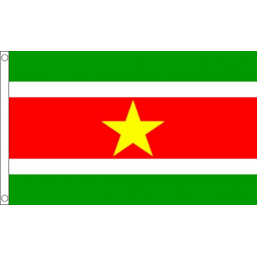 Suriname National Flag - Budget 5 x 3 feet Flags - United Flags And Flagstaffs