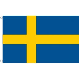 Sweden National Flag - Budget 5 x 3 feet Flags - United Flags And Flagstaffs