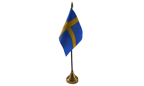 Sweden Table Flag Flags - United Flags And Flagstaffs