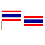 Thailand Fabric National Hand Waving Flag Flags - United Flags And Flagstaffs