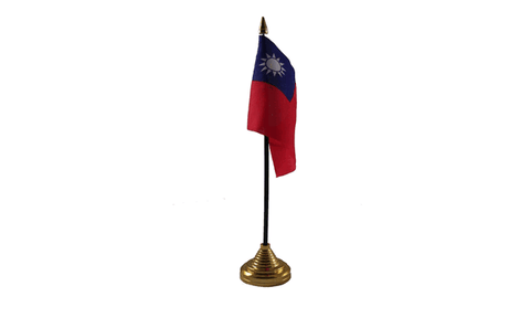 Taiwan Table Flag Flags - United Flags And Flagstaffs