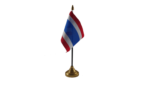 Thailand Table Flag Flags - United Flags And Flagstaffs
