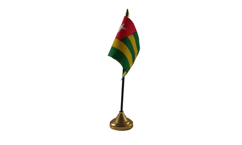 Togo Table Flag Flags - United Flags And Flagstaffs