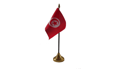 Tunisia Table Flag Flags - United Flags And Flagstaffs