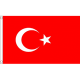 Turkey National Flag - Budget 5 x 3 feet Flags - United Flags And Flagstaffs