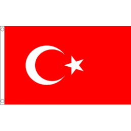 Turkey National Flag - Budget 5 x 3 feet Flags - United Flags And Flagstaffs