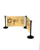 Cafe Windbreak System - Banner  - United Flags And Flagstaffs