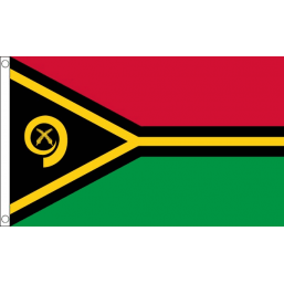 Vanuatu National Flag - Budget 5 x 3 feet Flags - United Flags And Flagstaffs