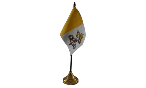 Vatican City Table Flag Flags - United Flags And Flagstaffs