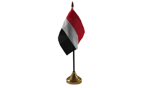 Yemen Table Flag Flags - United Flags And Flagstaffs