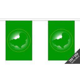 African Union Flag  - Fabric Bunting Flags - United Flags And Flagstaffs