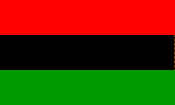 Afro-America National Flag Sewn Flags - United Flags And Flagstaffs