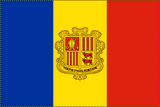 Andorra National Flag Printed Flags - United Flags And Flagstaffs