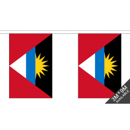 Antigua Flag  - Fabric Bunting Flags - United Flags And Flagstaffs