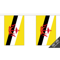 Brunei Flag - Fabric Bunting Flags - United Flags And Flagstaffs