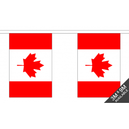 Canada Flag  - Fabric Bunting Flags - United Flags And Flagstaffs