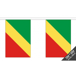 Congo Flag - Fabric Bunting Flags - United Flags And Flagstaffs