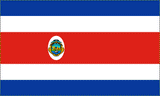 Costa Rica (State) National Flag Sewn Flags - United Flags And Flagstaffs