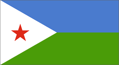 Djibouti National Flag Sewn Flags - United Flags And Flagstaffs