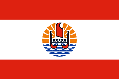 French Polynesia National Flag Printed Flags - United Flags And Flagstaffs