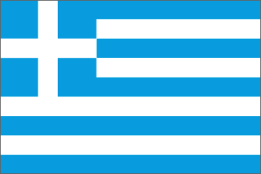 Greece National Flag Sewn Flags - United Flags And Flagstaffs