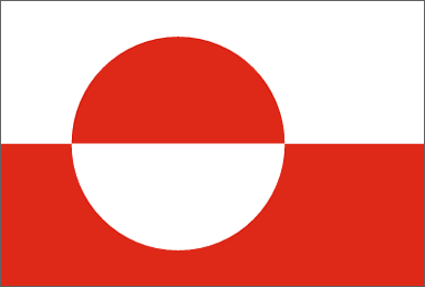Greenland National Flag Sewn Flags - United Flags And Flagstaffs
