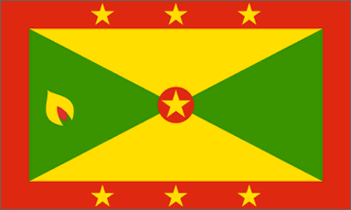Grenada National Flag Sewn Flags - United Flags And Flagstaffs