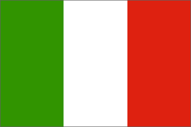Italy National Flag Printed Flags - United Flags And Flagstaffs