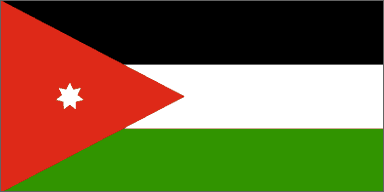 Jordan National Flag Sewn Flags - United Flags And Flagstaffs