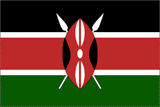 Kenya National Flag Printed Flags - United Flags And Flagstaffs