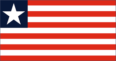Liberia National Flag Sewn Flags - United Flags And Flagstaffs