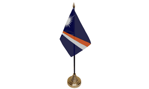 Marshall Islands Table Flag Flags - United Flags And Flagstaffs