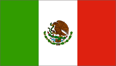 Mexico National Flag Sewn Flags - United Flags And Flagstaffs