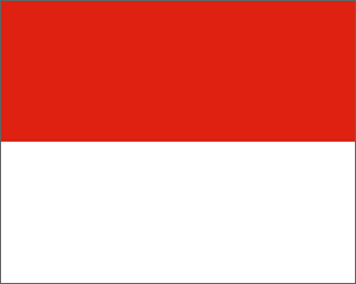 Monaco National Flag Sewn Flags - United Flags And Flagstaffs