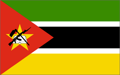 Mozambique National Flag Sewn Flags - United Flags And Flagstaffs