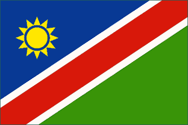 Namibia National Flag Sewn Flags - United Flags And Flagstaffs